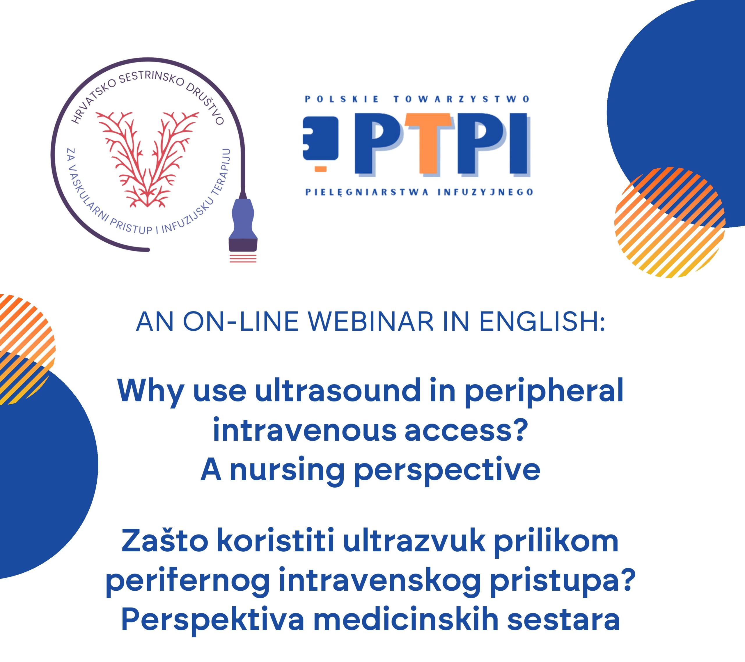 Održan uspješan webinar: Zašto koristiti ultrazvuk prilikom perifernog intravenskog pristupa? Perspektiva medicinskih sestara.